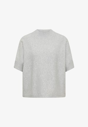 Cecil, DOLMAN PULLOVER MIT TURTLE NECK - T-shirts basic - light grey melange