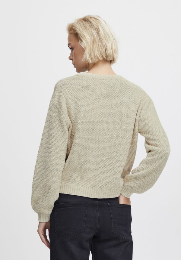 IHNOELLE - Cardigan - tapioca melange2