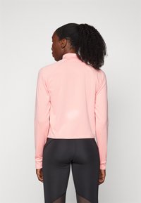adidas Performance ZIP - Top s dlouhým rukávem - semi pink spark