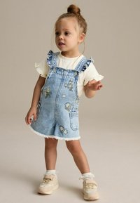 Next Nyomott mintás póló - denim