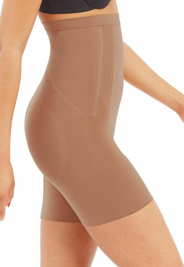 ONCORE HIGH-WAISTED MID-THIGH SHORT - Shapewear - café au lait2