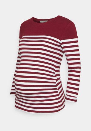 Top s dlouhým rukávem - dark red