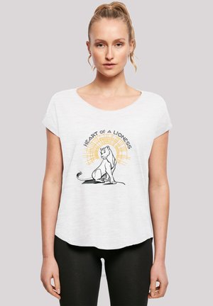 DISNEY KÖNIG DER LÖWEN MOVIE HEART OF A LIONESS - T-Shirt print - white