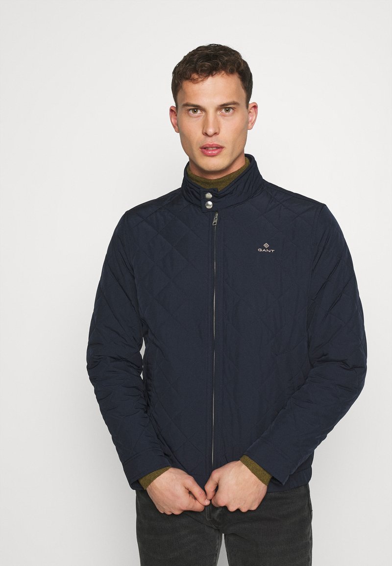 GANT QUILTED WINDCHEATER Light jacket evening blue/dark blue