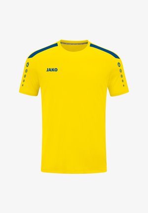 JAKO POWER - Camiseta estampada - gelbblau