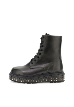 Stivaletti con plateau - anthracite gray