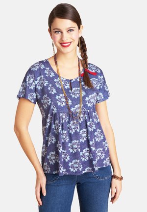 Antoine et Lili Print T-shirt - bleu