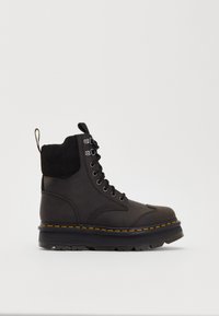 Dr. Martens ZEBZAG 8 TIE UNISEX - Aulinukai su platforma - black/charcoal grey