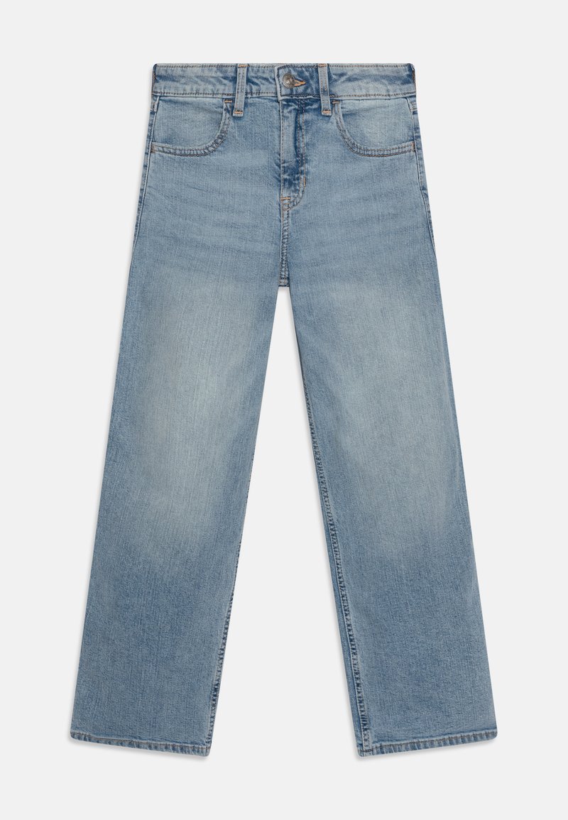 Abercrombie & Fitch - HIGH RISE WIDE LEG JEANS - Relaxed fit jeans - CLEAN LIGHT, Vergroten