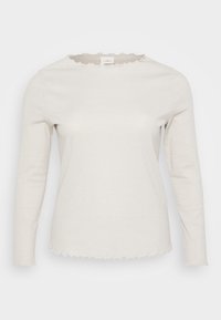 CARIDOL LIFE EMMA O NECK - Camisola de manga comprida - pumice stone/silver-coloured