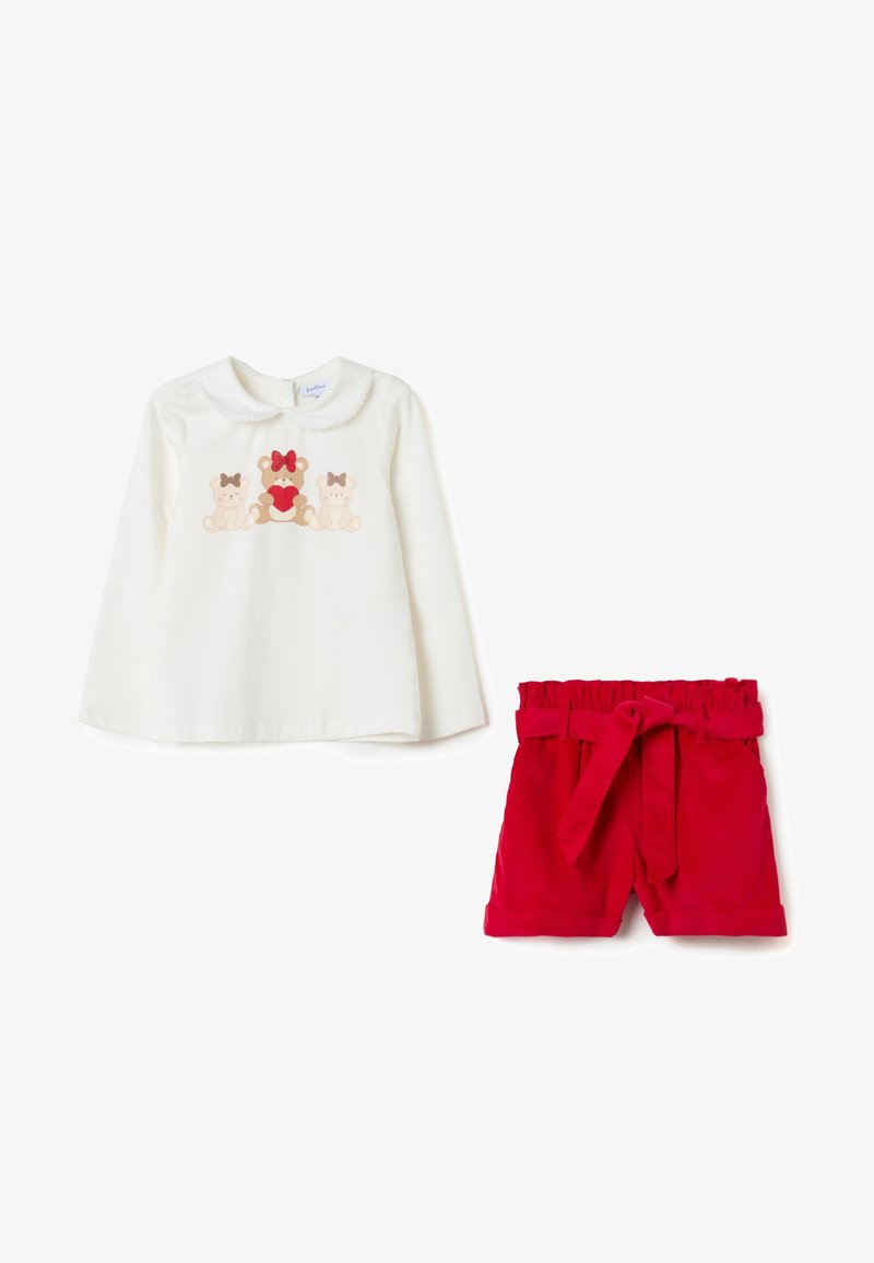 OVS Short - white red