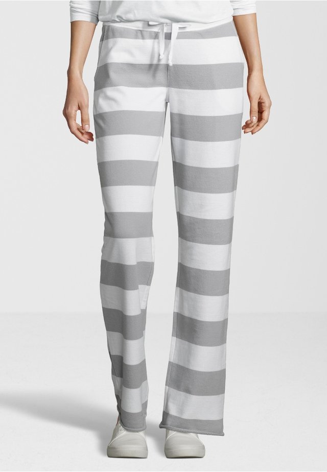 SWEATHOSE - Trainingsbroek - white/grey