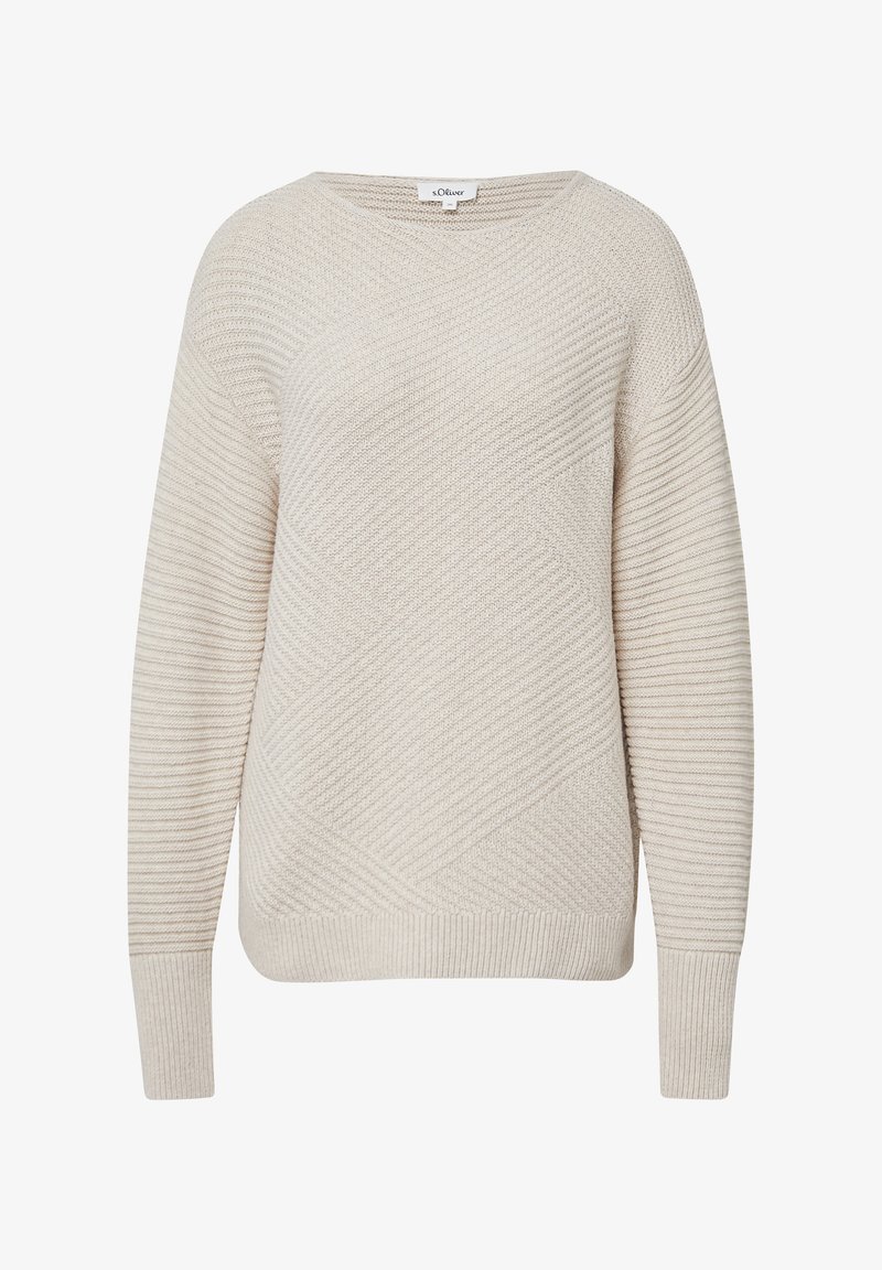 Strickpullover beige/beige-meliert