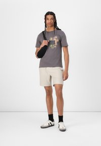 Jack & Jones - JJJAXON 5 PACK - Print T-shirt - moonbeam/castlerock/sky/white/ceberg Thumbnail Image 1