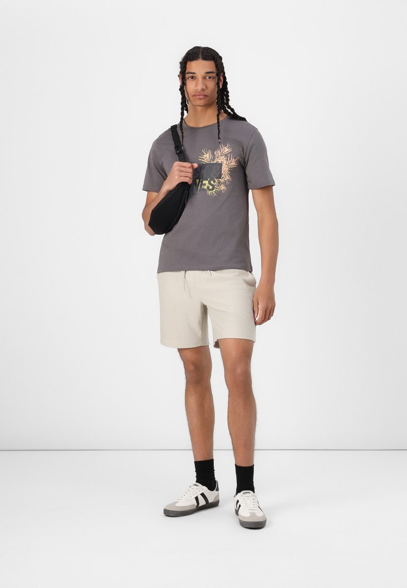 Jack & Jones - JJJAXON 5 PACK - Print T-shirt - moonbeam/castlerock/sky/white/ceberg, Enlarge