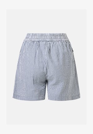 Seaside, MARINA SEERSUCKER SHORTS W - Shorts - navy stripe