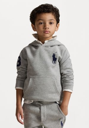 BIG PONY FLEECE HOODIE UNISEX - Jersey con capucha - andover heather