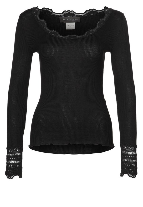 BENITA O NECK - Long sleeved top - schwarz4