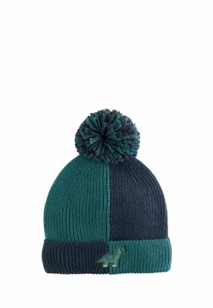 Next, KNITTED POM BEANIE - Beanie - green dinosaur
