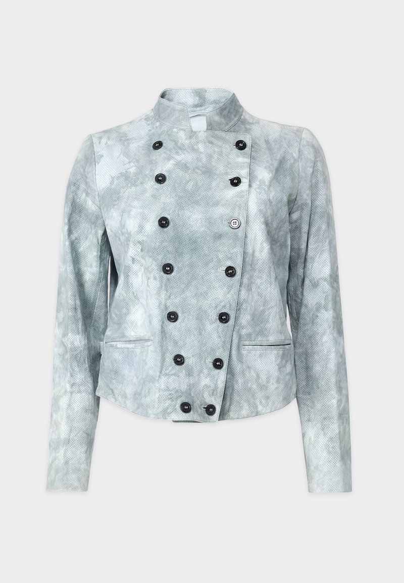 Emporio Armani Leren jas wit Emporio Armani Leren jas wit