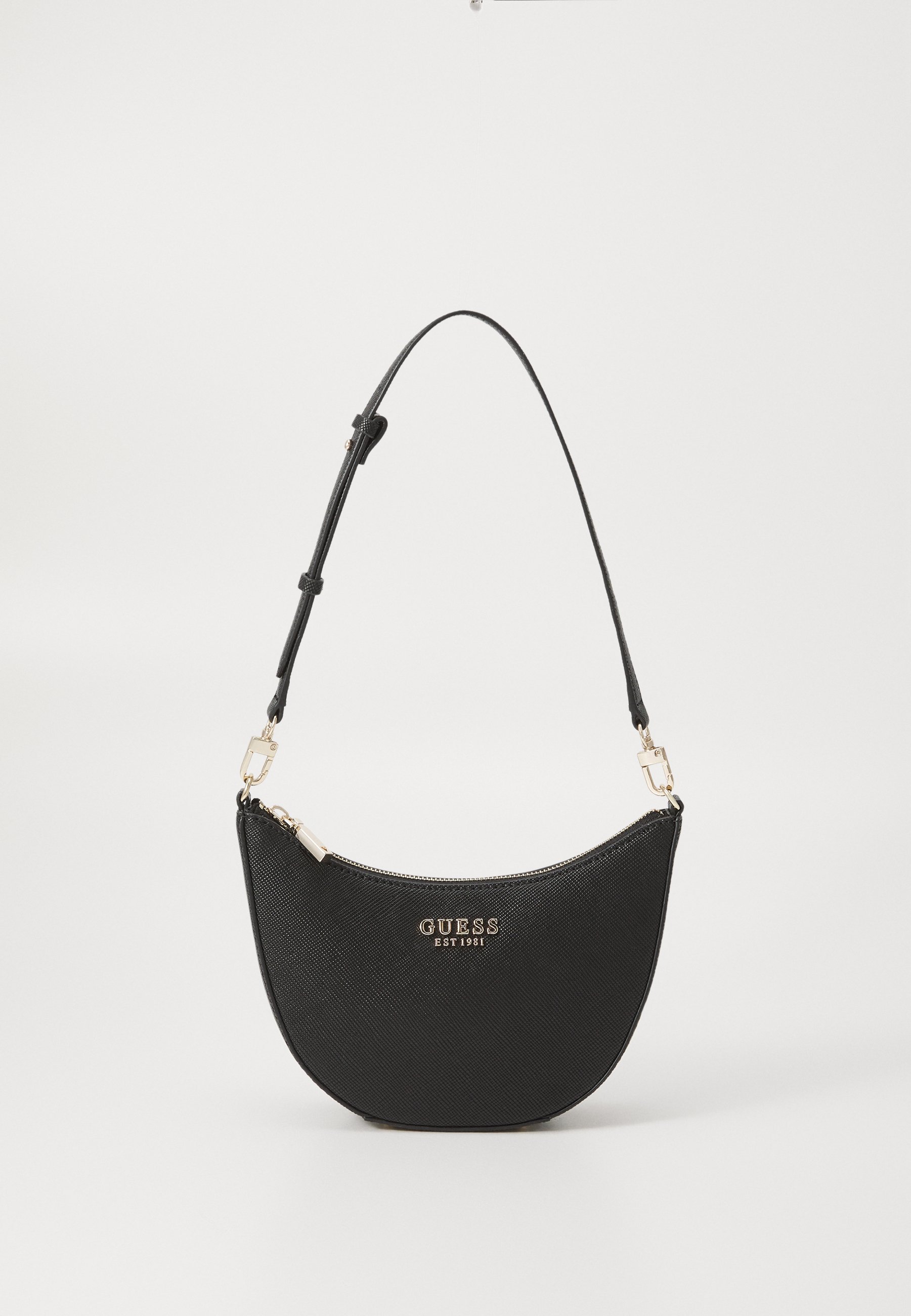 Guess FEDANA MINI TOP ZIP BAG - Handbag - black - Zalando