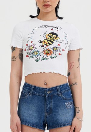 BEE LETTUCE - Print T-shirt - white
