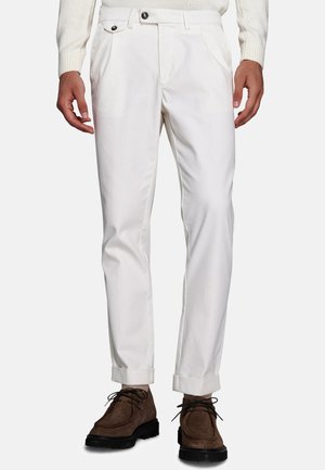 Dan John, TROUSERS - Trousers - cream solid