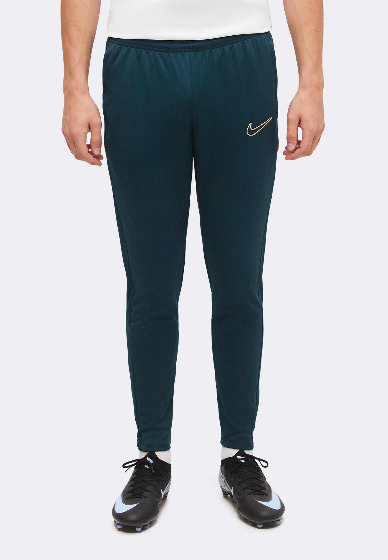 Nike DRI-FIT SOCCER PANTS - Pantalones deportivos - midnight spruce/elemental gold-coloured/metallic gold-coloured