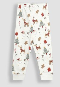 JoJo Maman Bébé CHRISTMAS PRINT REGULAR FIT SET - Pigiama - cream