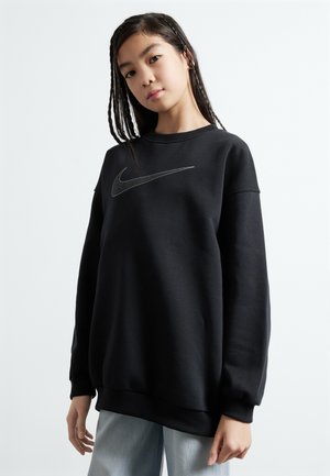 CREW - Sudadera - black/metallic silver