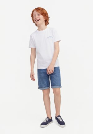Jack & Jones Junior JJCOLLEGE LOGO TEE 2 PACK - Tricou basic - navy blazer/bright white