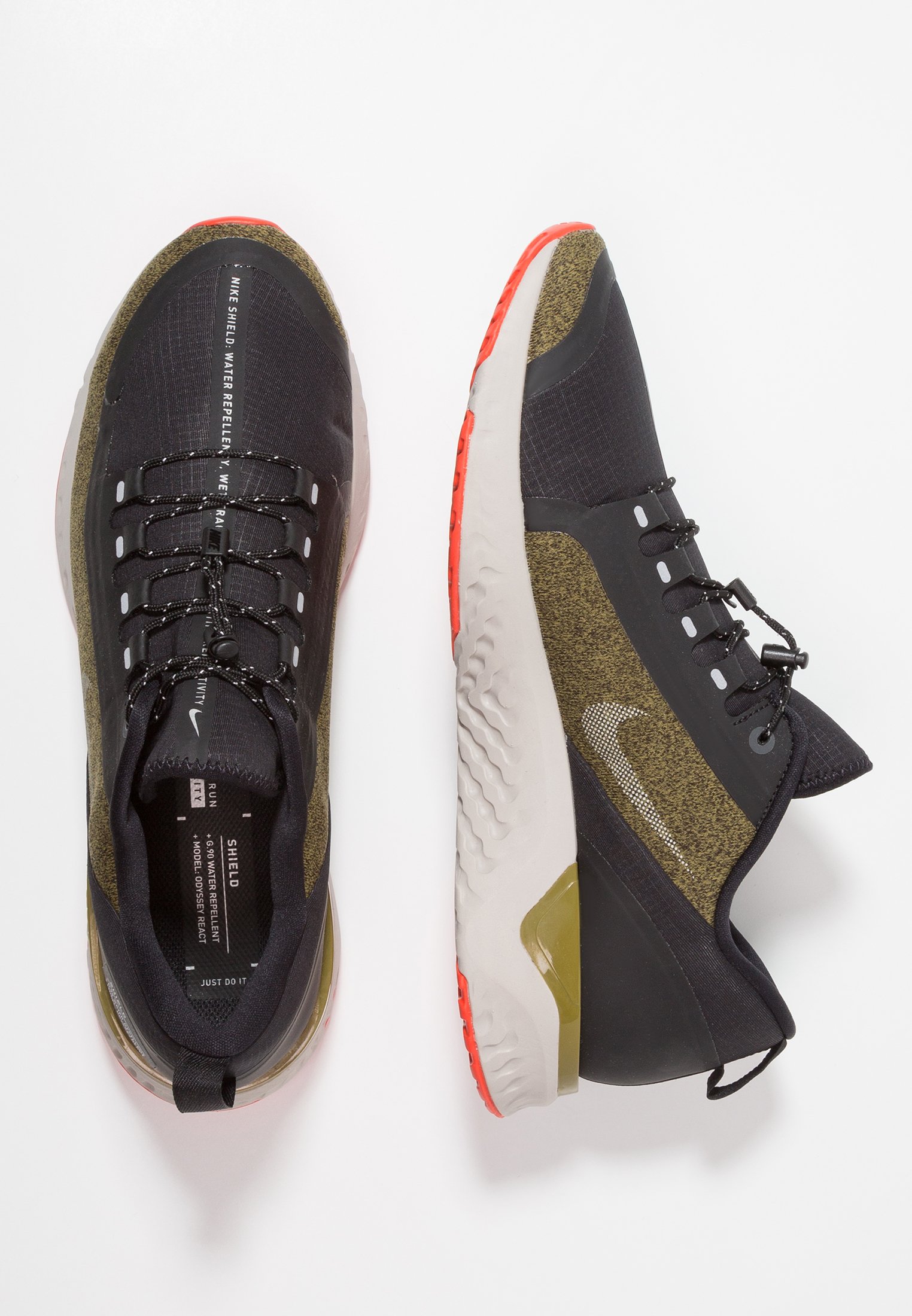 nike odyssey react shield olive