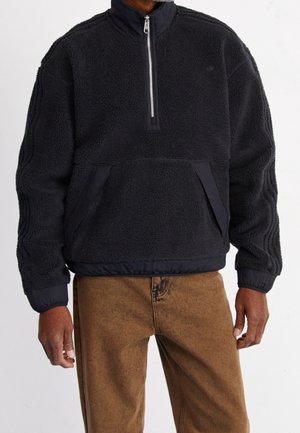 Felpa in pile - black