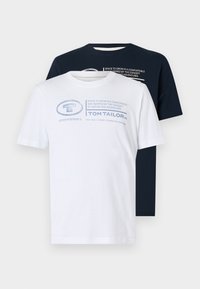 DOUBLEPACK T-SHIRTS - Print T-shirt - white