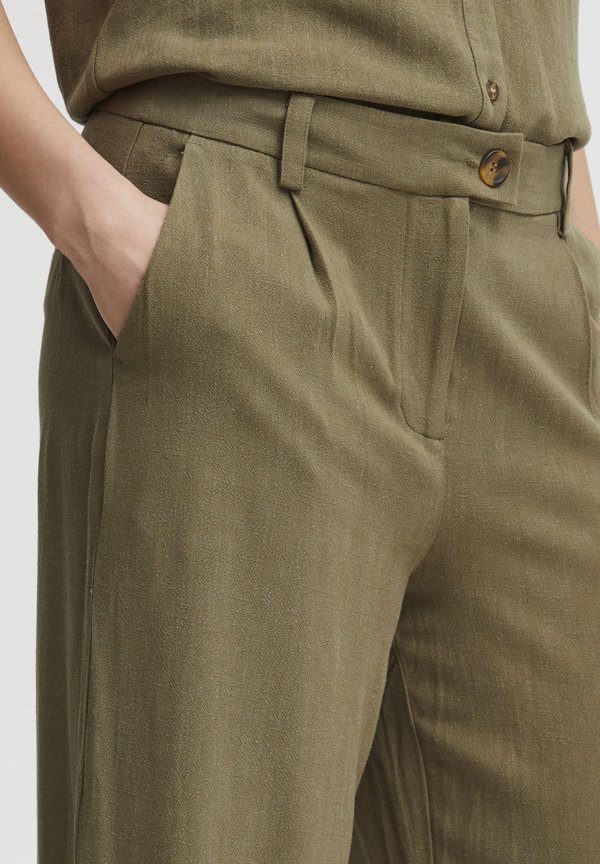 BYJOHANNA - Trousers - burnt olive4