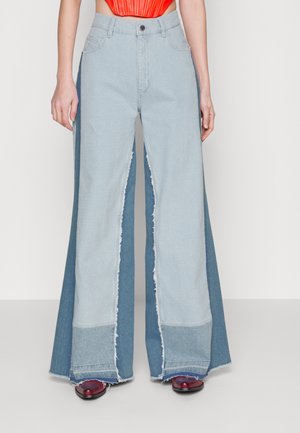 DL1961 HEPBURN WIDE LEG HIGH RISE VINTAGE - Jean bootcut - light blue denim