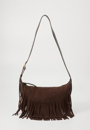 RAVENN - Cross body bag - dark brown