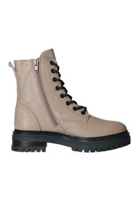 Manfield Platform ankle boots - taupe