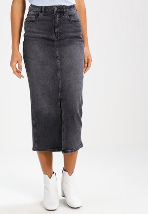 Jeansrok - grey denim