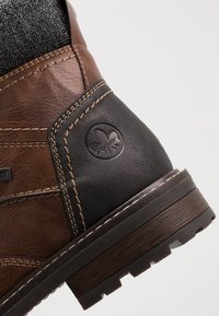 Rieker Schnürstiefelette - toffee/schwarz/granit