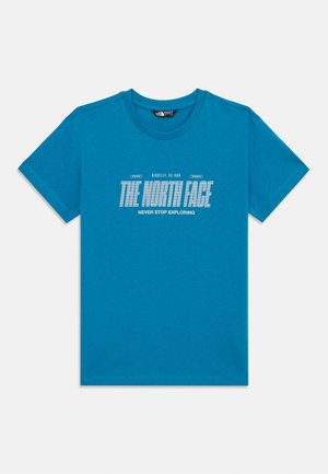 REFLECTIVE LOGO TEE - Majica kratkih rukava s printom - dusk blue