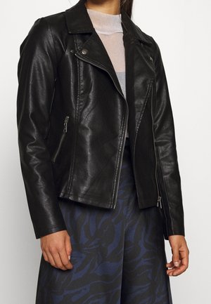 Giacca in similpelle - black