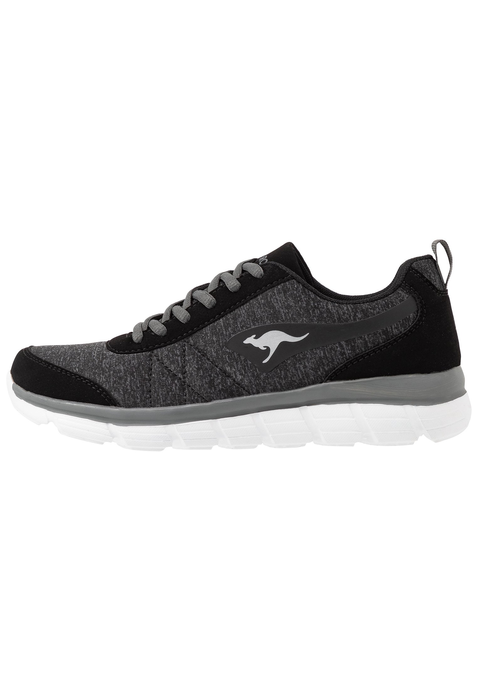 KangaROOS KR REF Joggesko jet blacksteel grey Zalando.no KangaROOS KG NIMBLE Joggesko jet blacksteel grey
