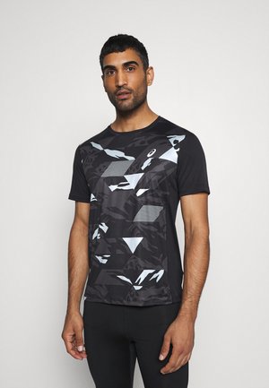 FUTURE CAMO - Camiseta estampada - performance black