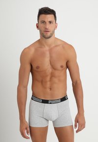 Puma 3 PACK - Trunks - black/green/grey