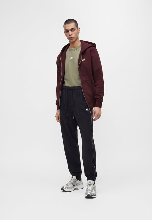 Nike M NK CLUB BB FZ HOODIE - Sudadera con cremallera - burgundy crush/metallic gold-coloured — photo 2