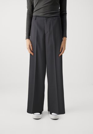 ONLY ONLALBA WIDE PANT - Bikses - phantom