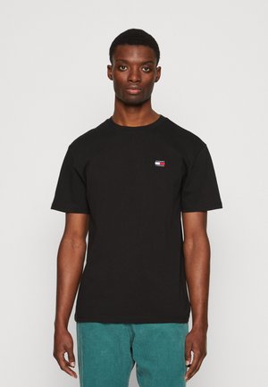 Tommy Jeans BADGE TEE - T-shirts basic - black