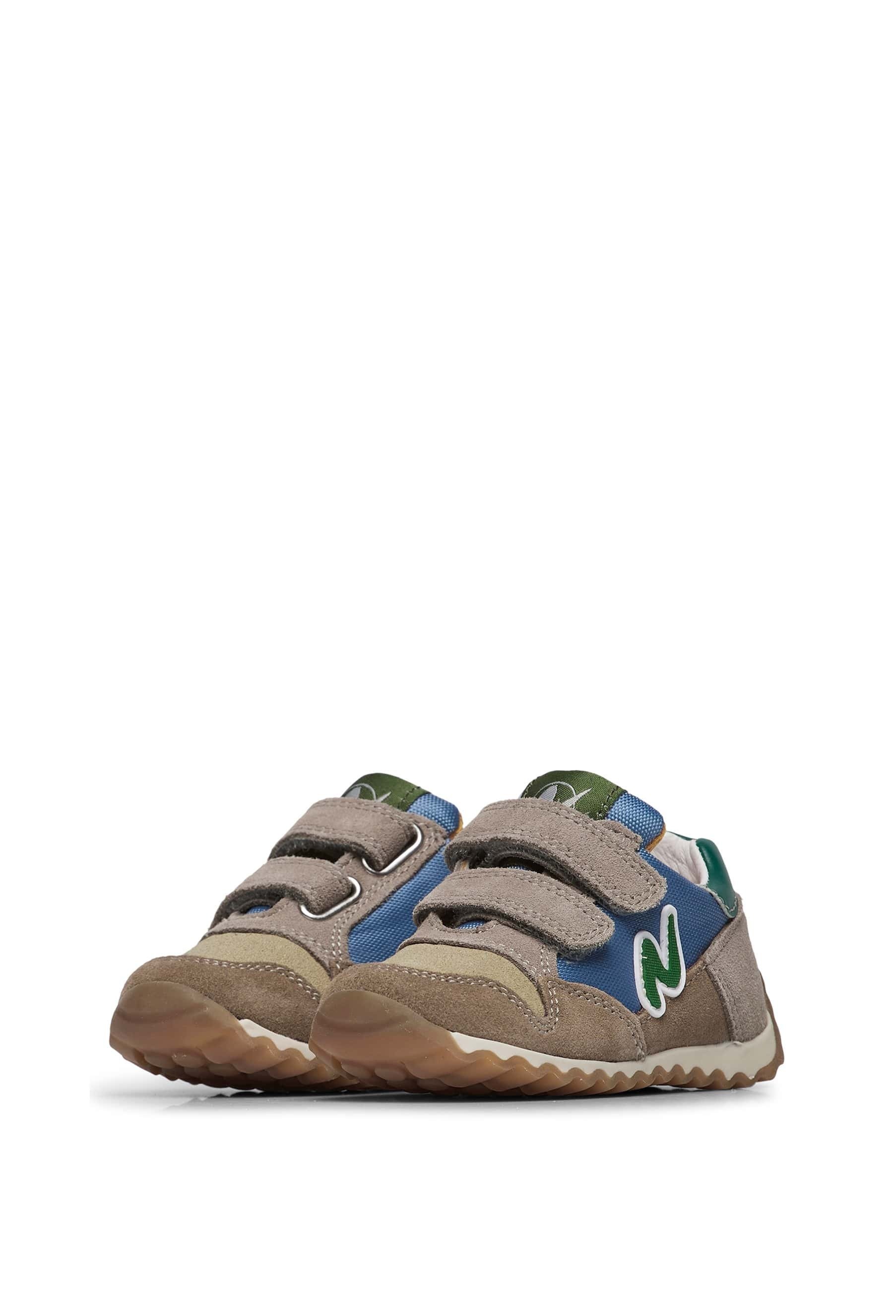 NATURINO Sammy 2 VL Krippenschuh – Sneaker Für Mädchen In Grün, Größe 23 EU, Mit Klettverschluss