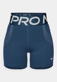 SCULPT SHORT - Tajice - armory navy/reflective silver